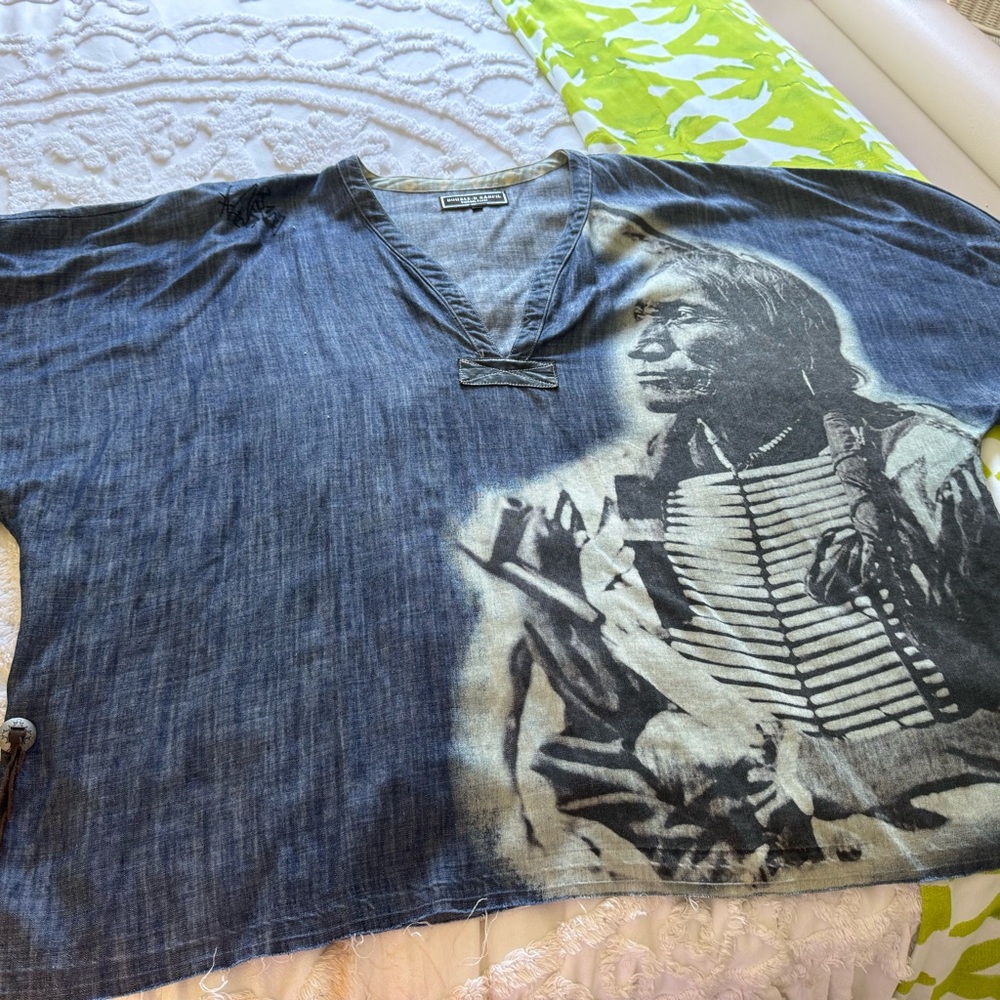 Double D Ranch Blue Graphic Tee